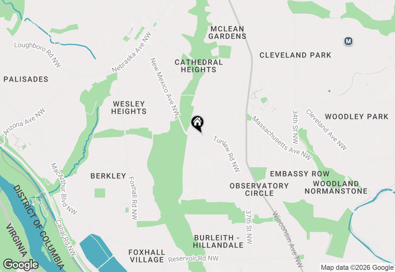 Map of 4000 Tunlaw Road Nw #415, Washington, DC 20007