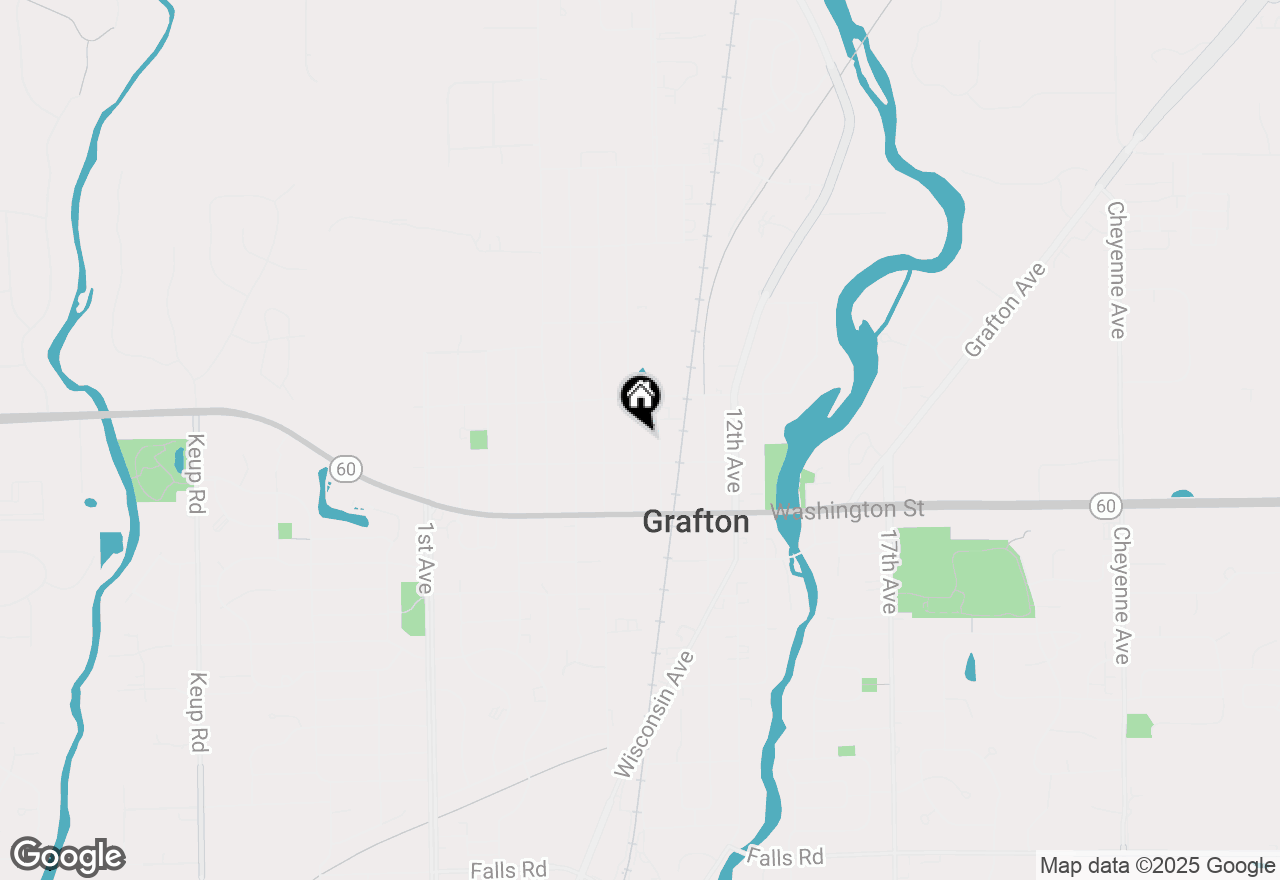 Map of 1040 8th Ave, Grafton, WI 53024