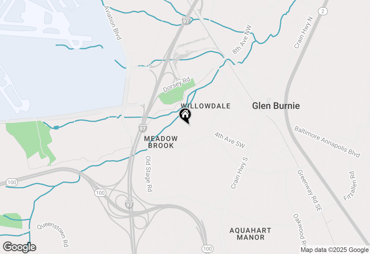 Map of 420 Lincoln Avenue, Glen Burnie, MD 21061