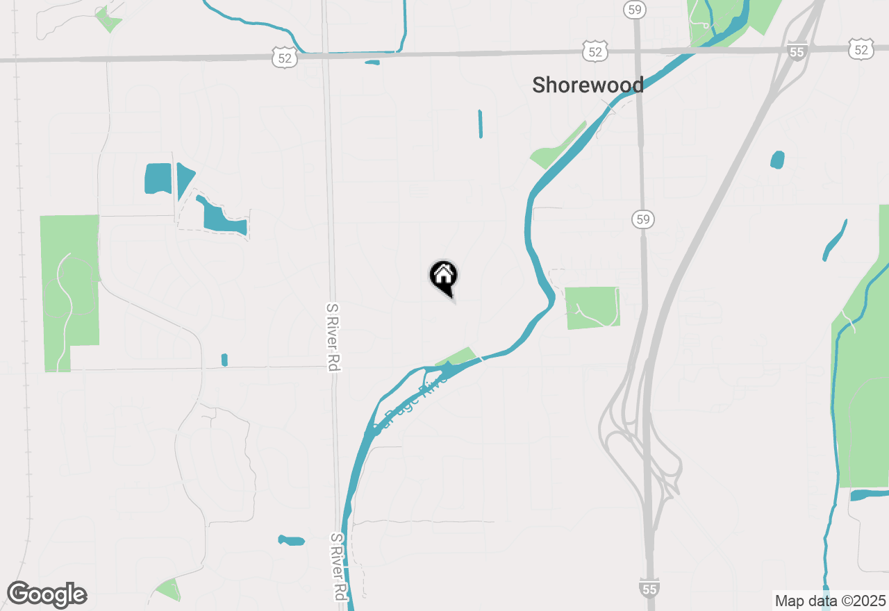 Map of 1007 Windsor Drive, Shorewood, IL 60404