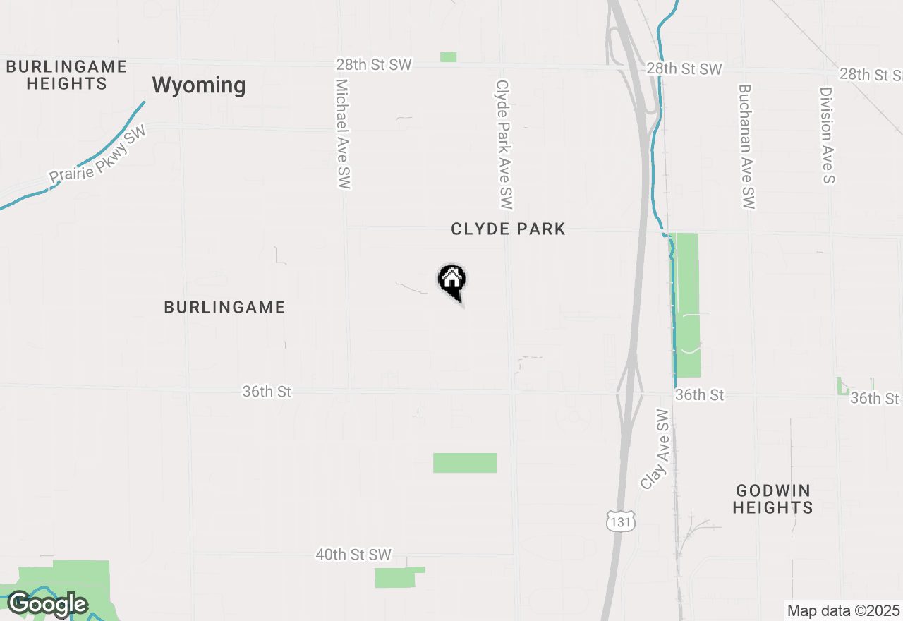 Map of 943 34th Street Sw, Wyoming, MI 49509