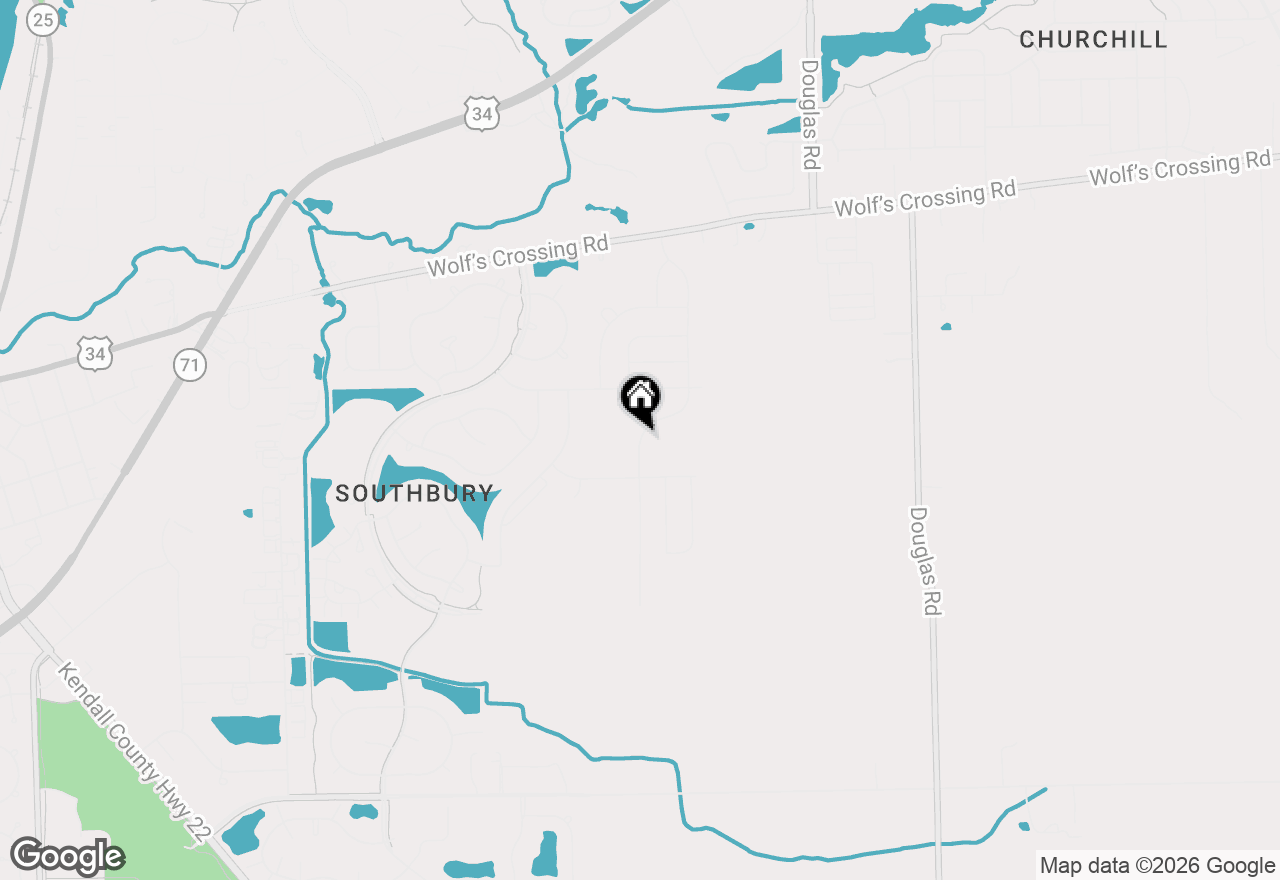 Map of 201 Piper Glen Avenue, Oswego, IL 60543