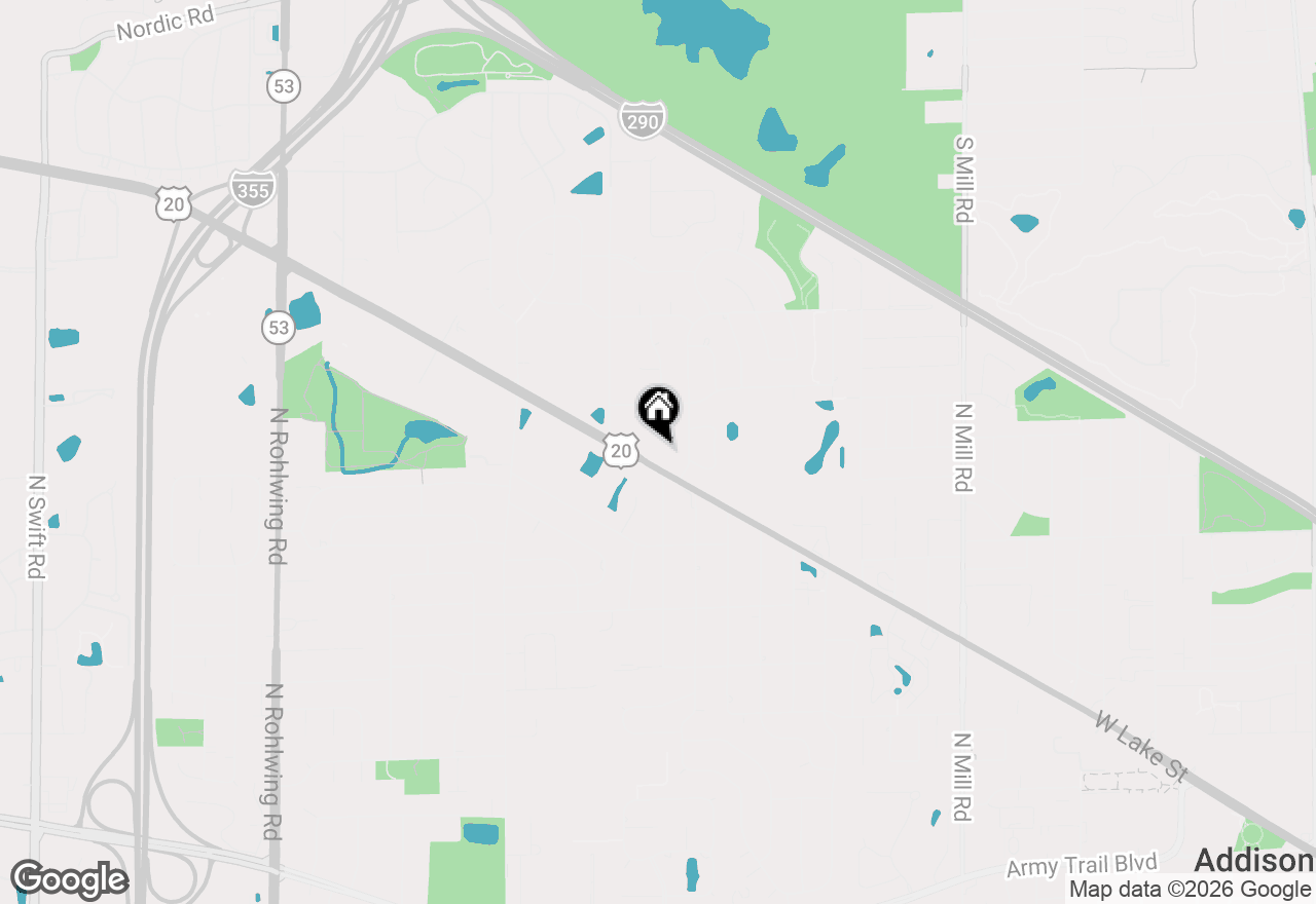 Map of 1100 W Lake Street, Addison, IL 60101