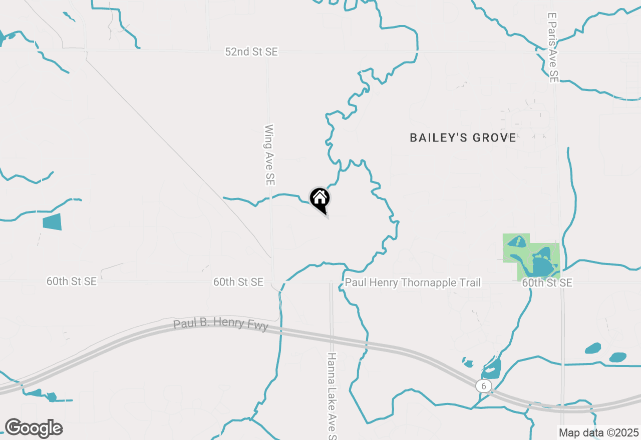 Map of 3170 Paris Park Drive Se, Kentwood, MI 49512