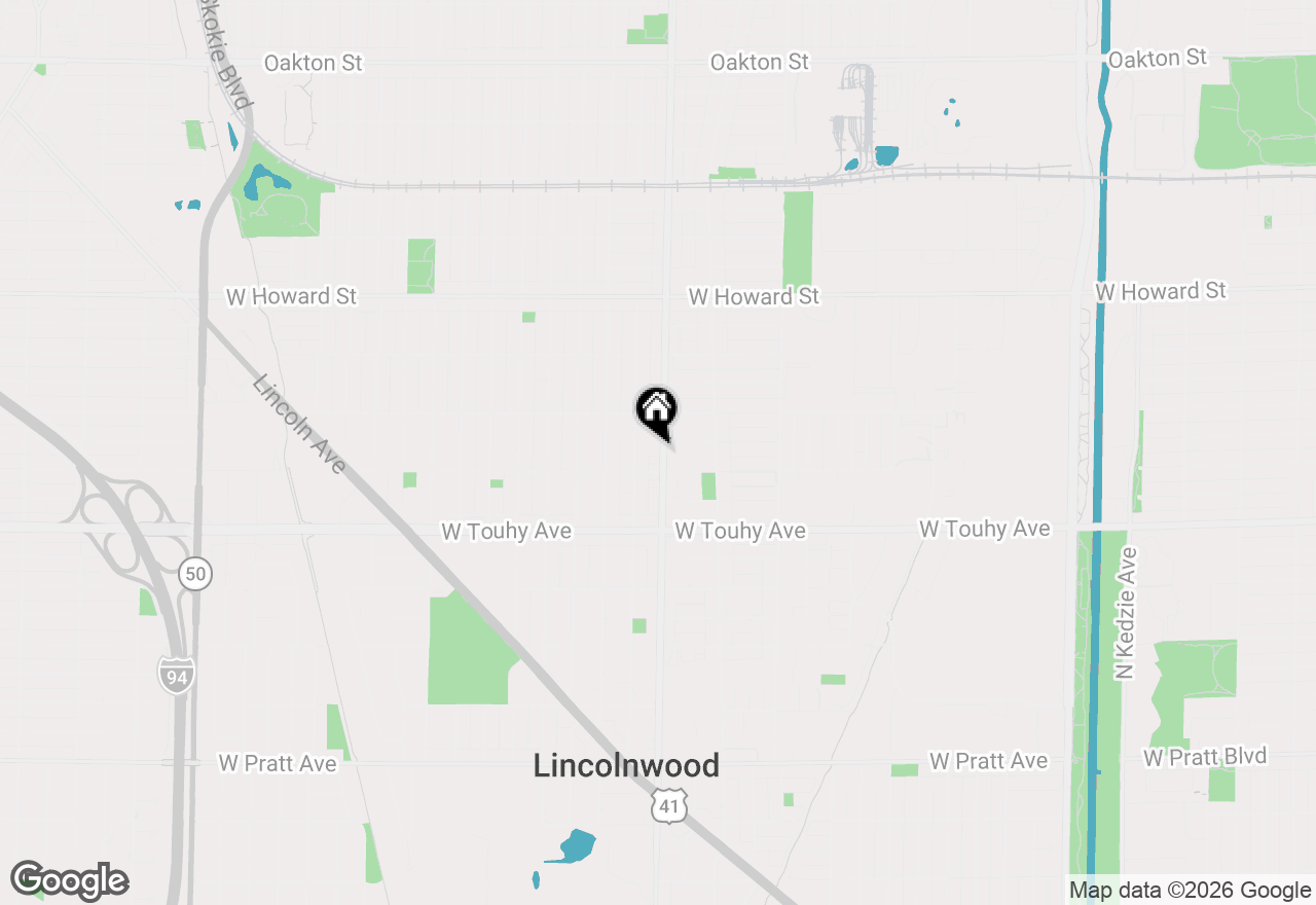 Map of 7314 N Crawford Avenue #2, Lincolnwood, IL 60712