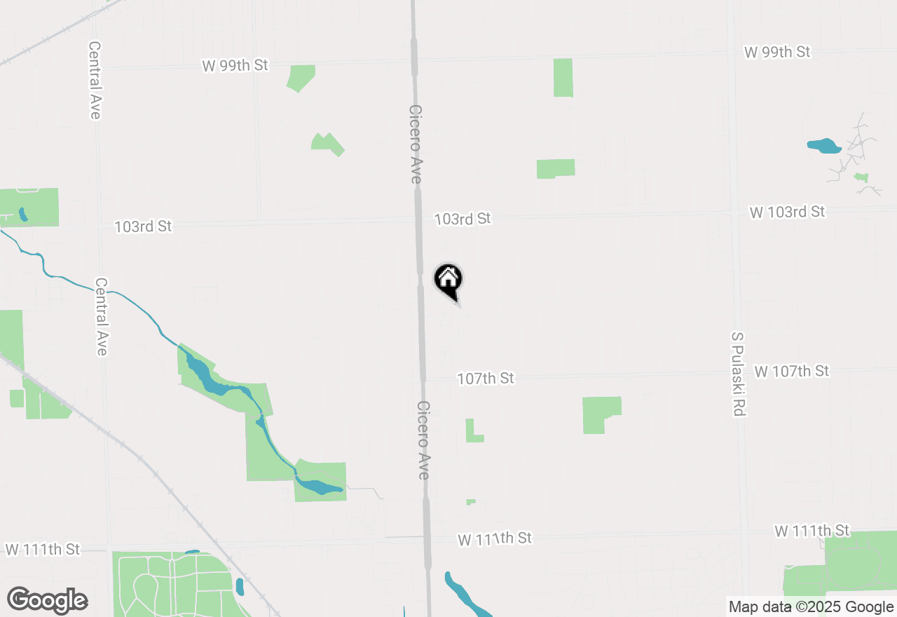 Map of (Address confidential), Oak Lawn, Illinois 60453