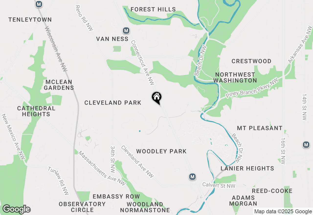 Map of 2930 Newark Street Nw, Washington, DC 20008