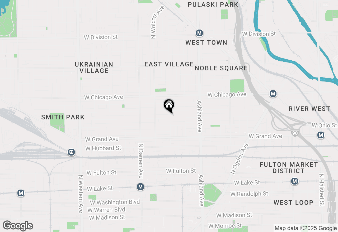 Map of 1800 W Erie Street #9, Chicago, IL 60622