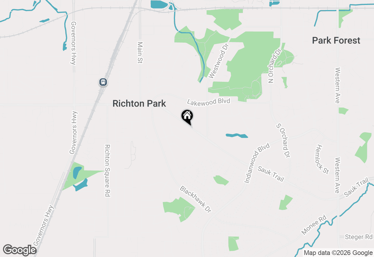 Map of 331 Sauk Trail, Park Forest, IL 60466