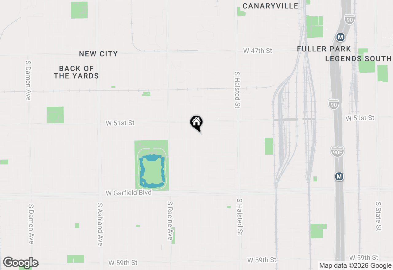 Map of 5149 S Carpenter Street, Chicago, IL 60609