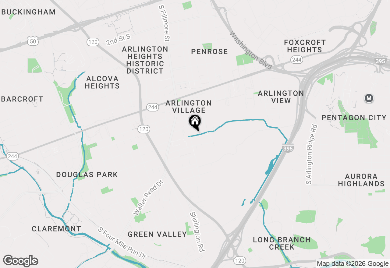 Map of 1415 S Edgewood Street #458, Arlington, VA 22204