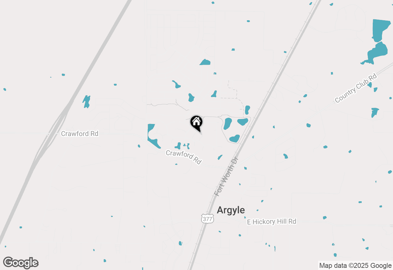 Map of 308 Sandy Cove, Argyle, TX 76226