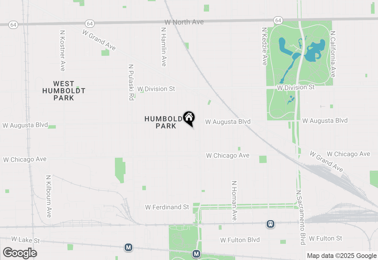 Map of 932 N Monticello Avenue, Chicago, IL 60651