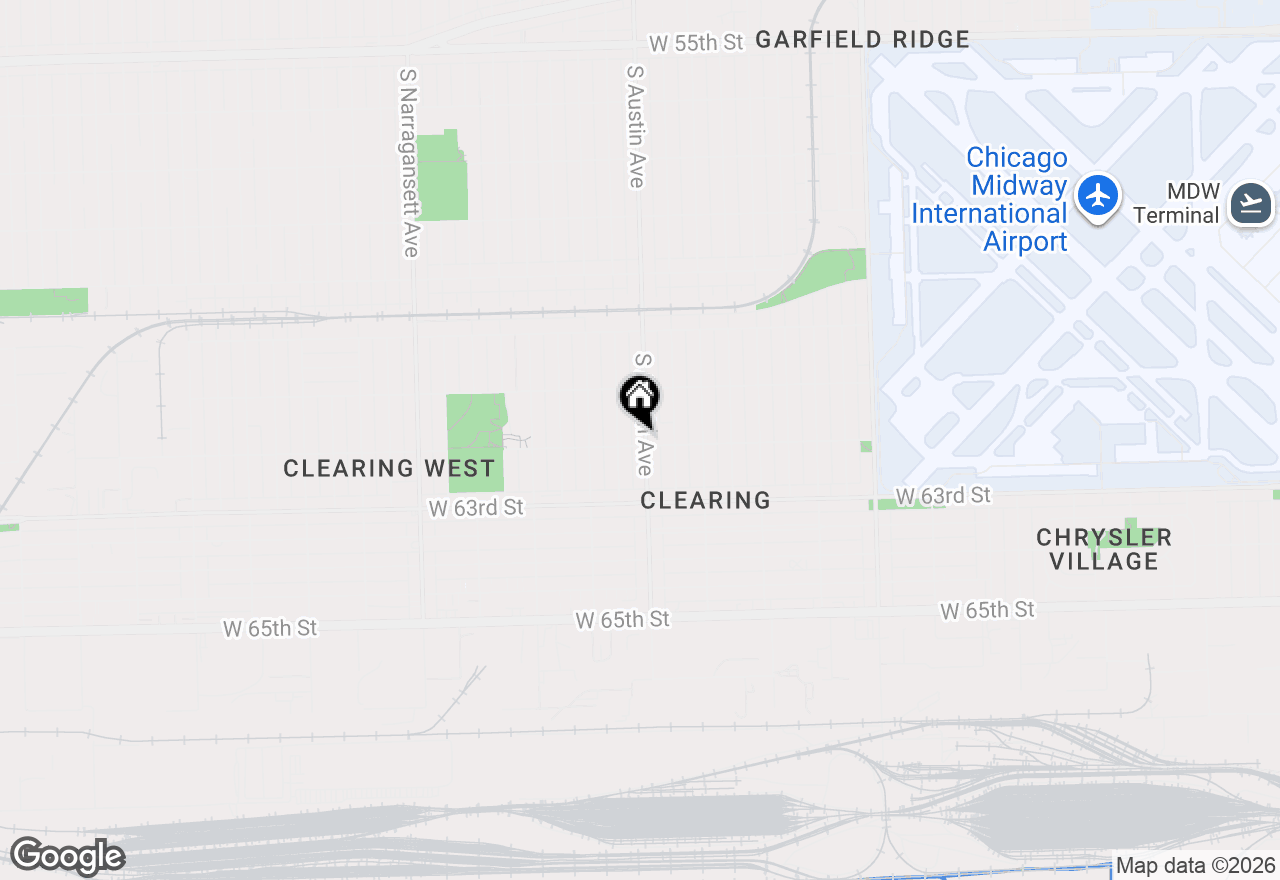 Map of 6154 S Austin Avenue, Chicago, IL 60638