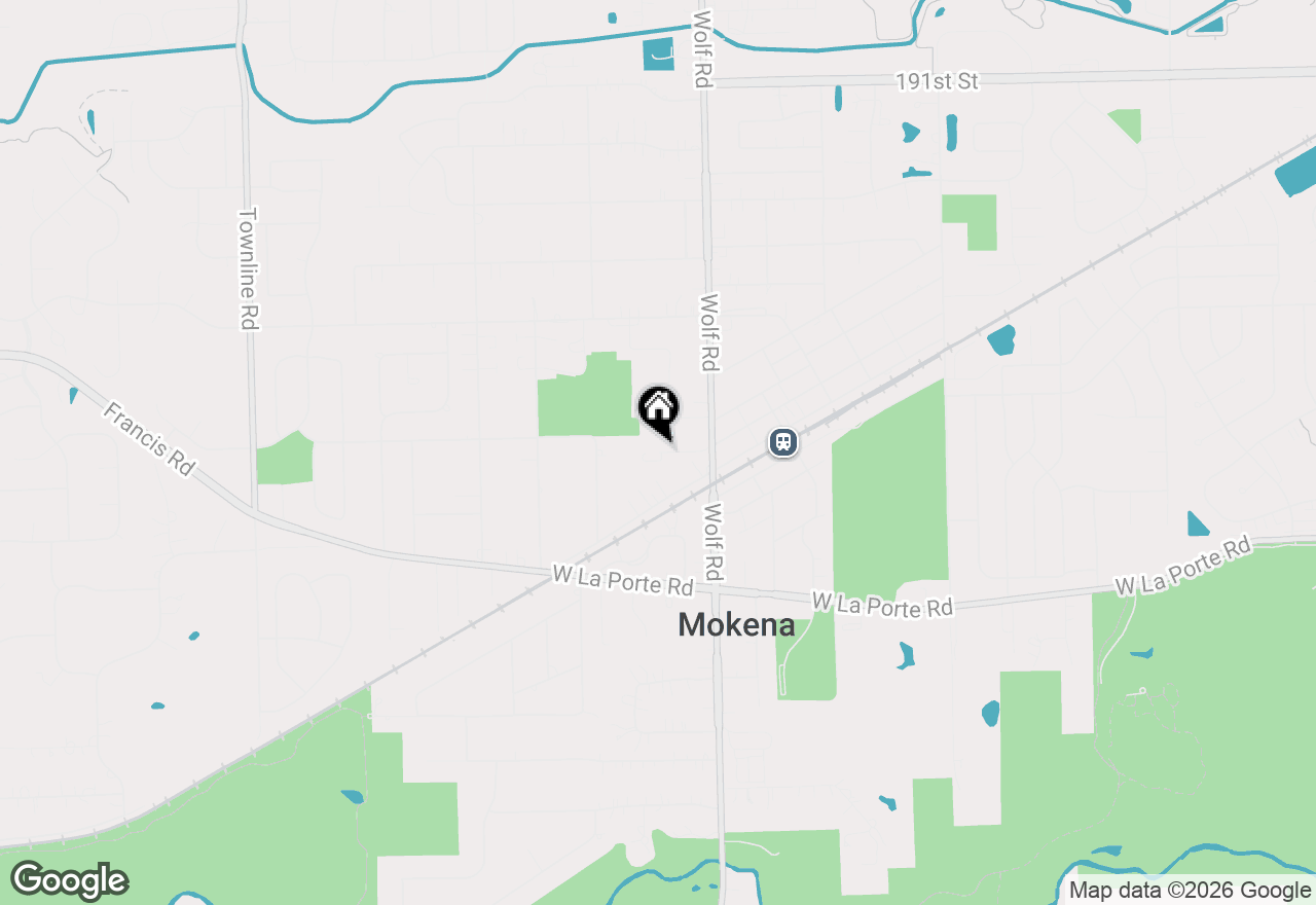 Map of 11323 1st Street, Mokena, IL 60448