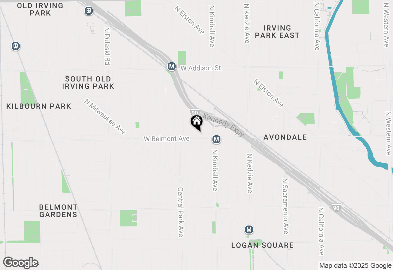 Map of 3209 N Drake Avenue #D, Chicago, IL 60618