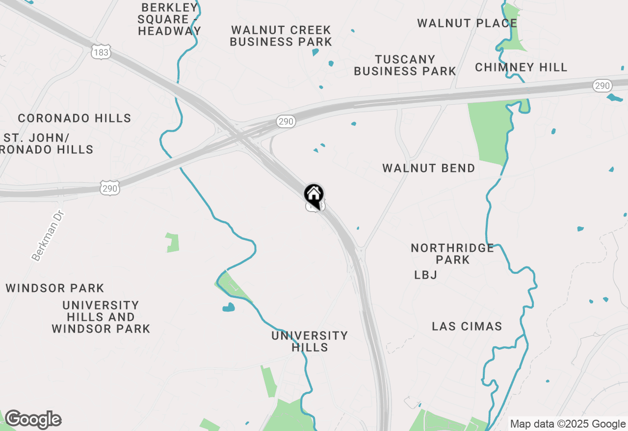 Map of 7417 Vintage Hills Dr #A, Austin, TX 78723