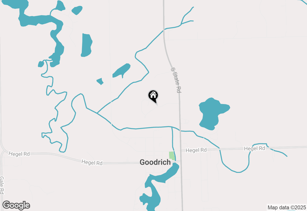Map of 10183 Hawthorne Circle, Goodrich, MI 48438