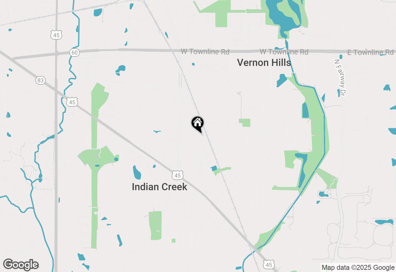 Map of 336 Russet Way #336, Vernon Hills, IL 60061