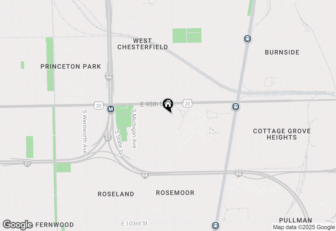 Map of 9549 S Calumet Avenue, Chicago, IL 60628