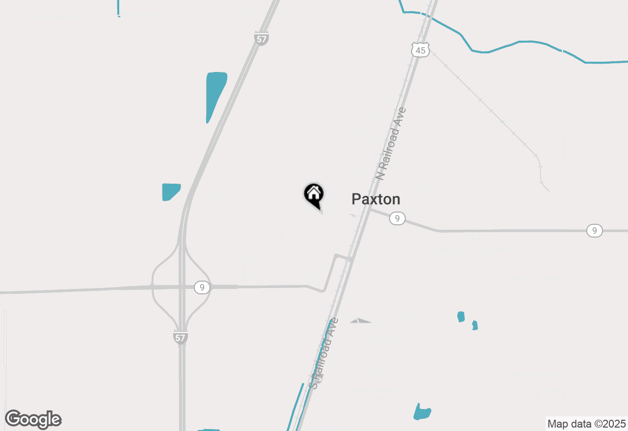 Map of 242 W Center Street, Paxton, IL 60957