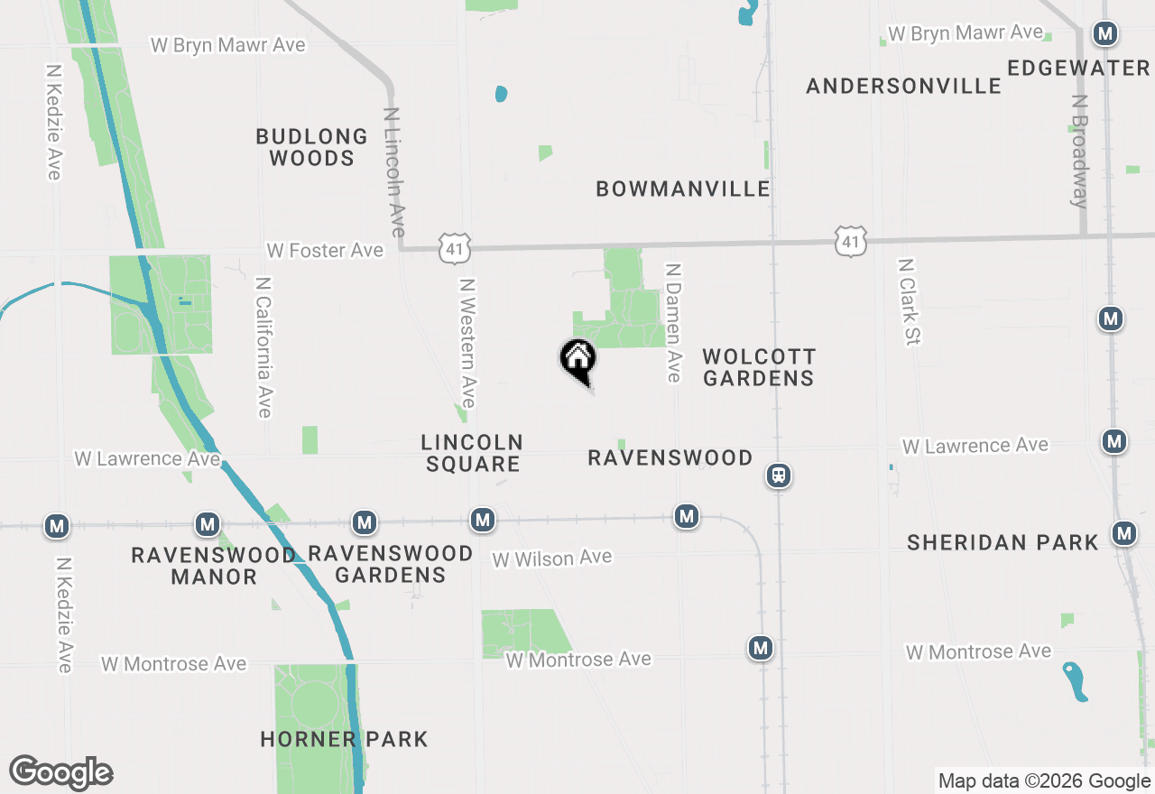Map of 4901 N Leavitt Street #B3, Chicago, IL 60625