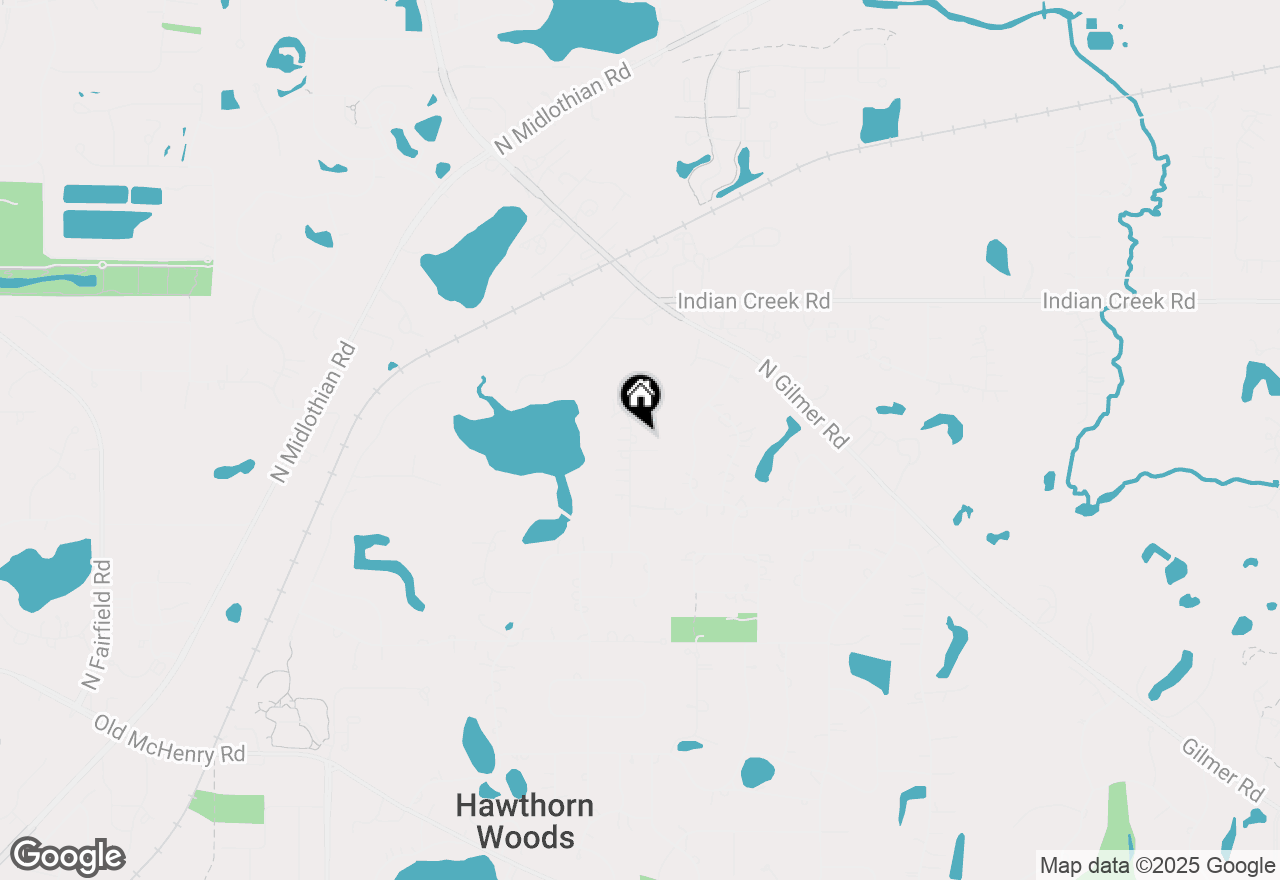 Map of 21070 W Columbia Court, Lake Zurich, IL 60047