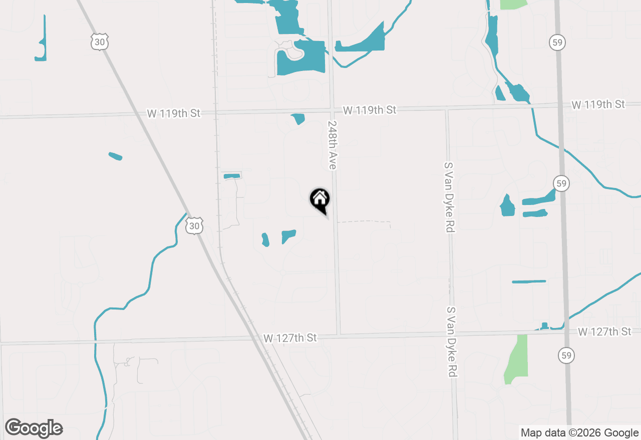 Map of 24833 Winterberry Lane, Plainfield, IL 60585