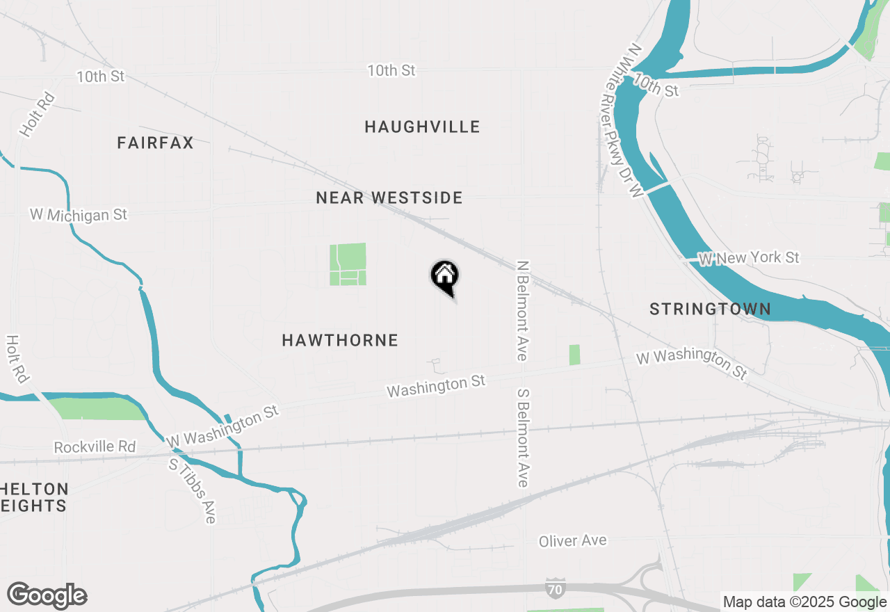 Map of 254 N Mount Street, Indianapolis, IN 46222