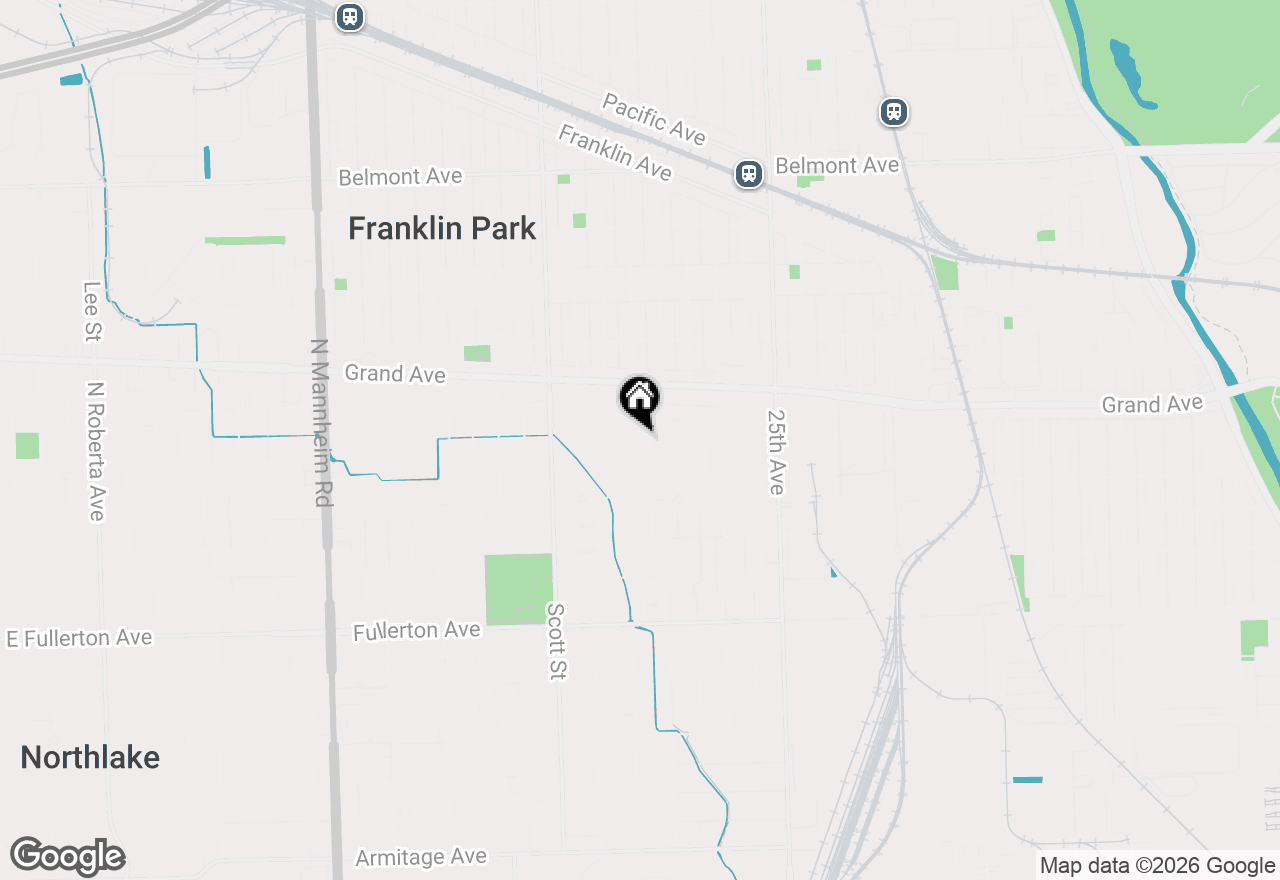 Map of 2710 Elder Lane, Franklin Park, IL 60131