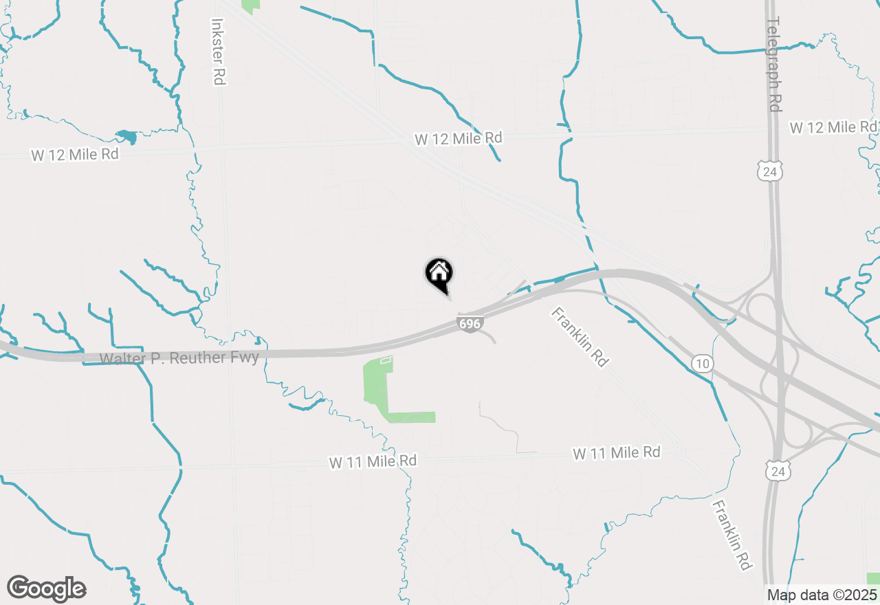 Map of 26745 Franklin Pointe Drive, Southfield, MI 48034