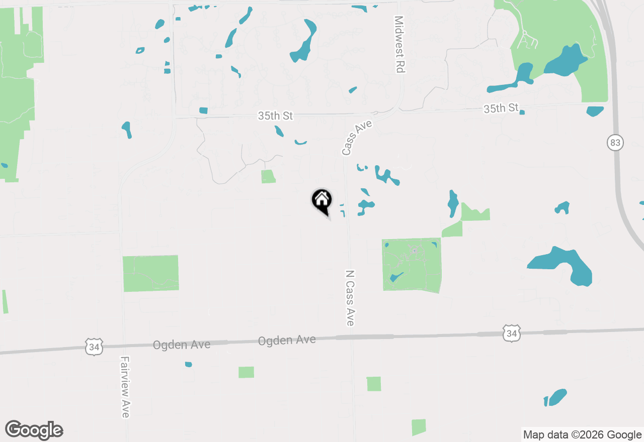 Map of 105 Indian Trail Drive, Westmont, IL 60559