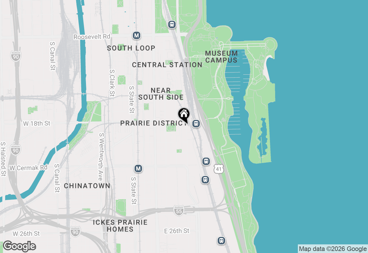 Map of 1816 S Calumet Avenue, Chicago, IL 60616