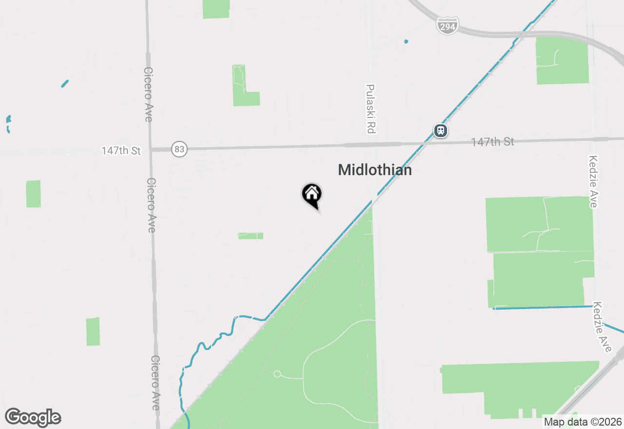 Map of 14928 Keeler Avenue, Midlothian, IL 60445