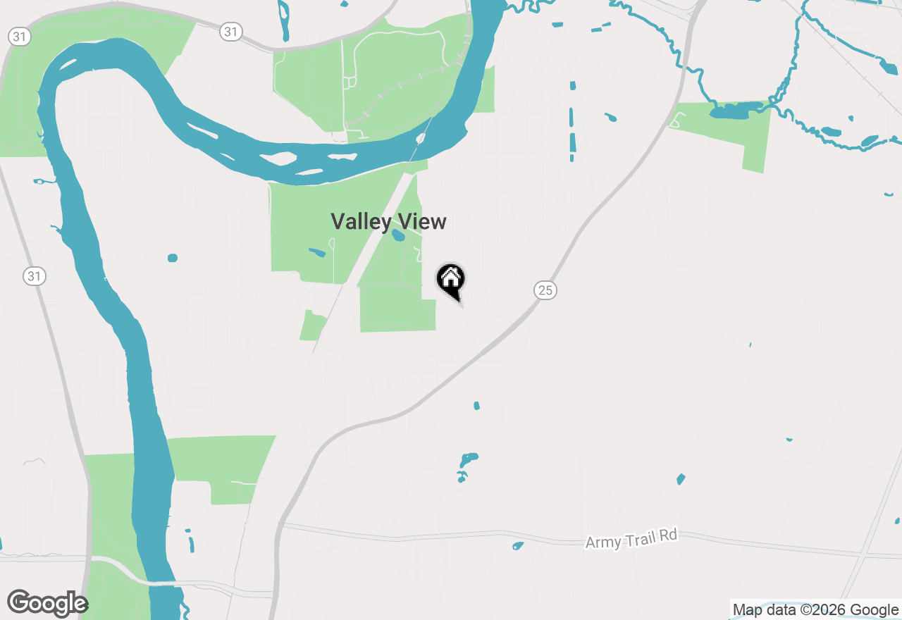 Map of 34W655 Roosevelt Avenue #D, St. Charles, IL 60174