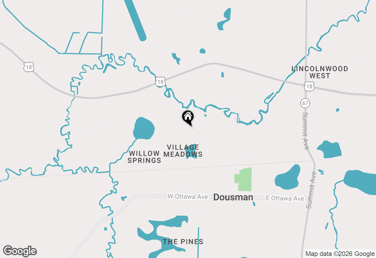Map of 297 Wilson Ave, Dousman, WI 53118
