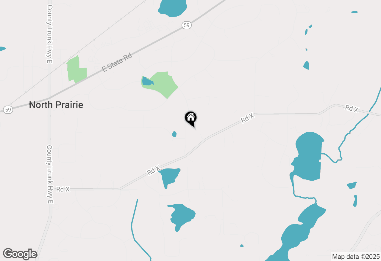 Map of 407 Morrissey Dr, North Prairie, WI 53153