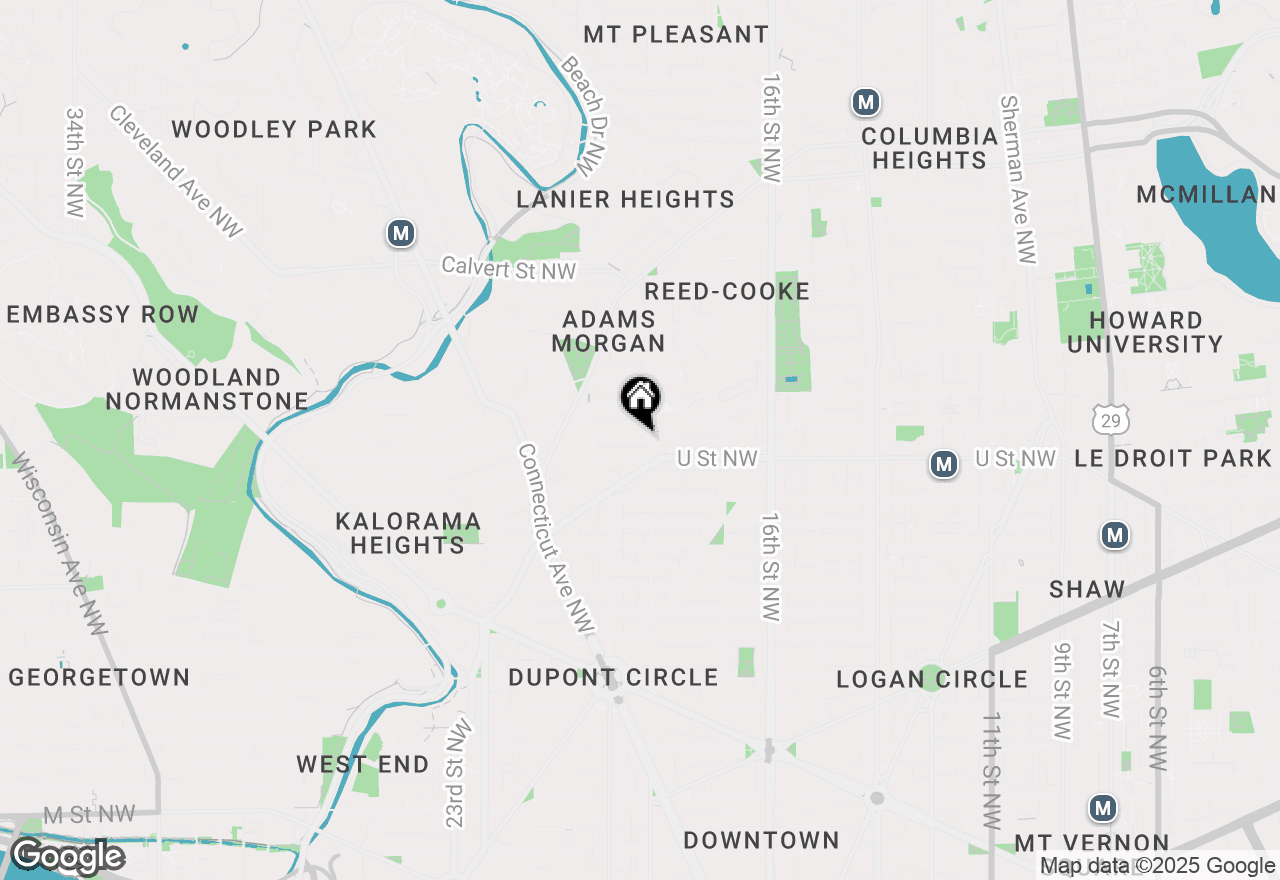 Map of 1808 California Street Nw #12, Washington, DC 20009