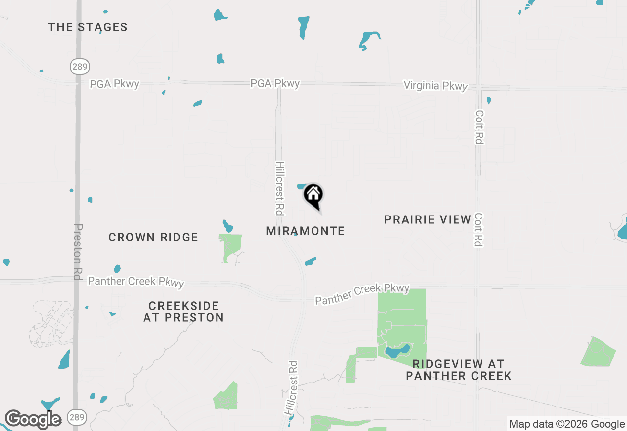 Map of 14054 El Toro Road, Frisco, TX 75035