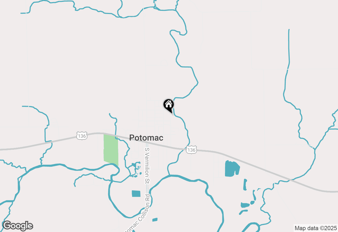 Map of 203 N Lane Street, Potomac, IL 61865