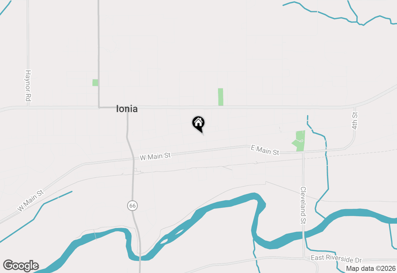 Map of 149 Lafayette Street, Ionia, MI 48846
