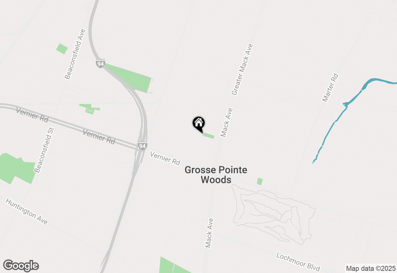 Map of 2066 Hollywood Avenue, Grosse Pointe Woods, MI 48236