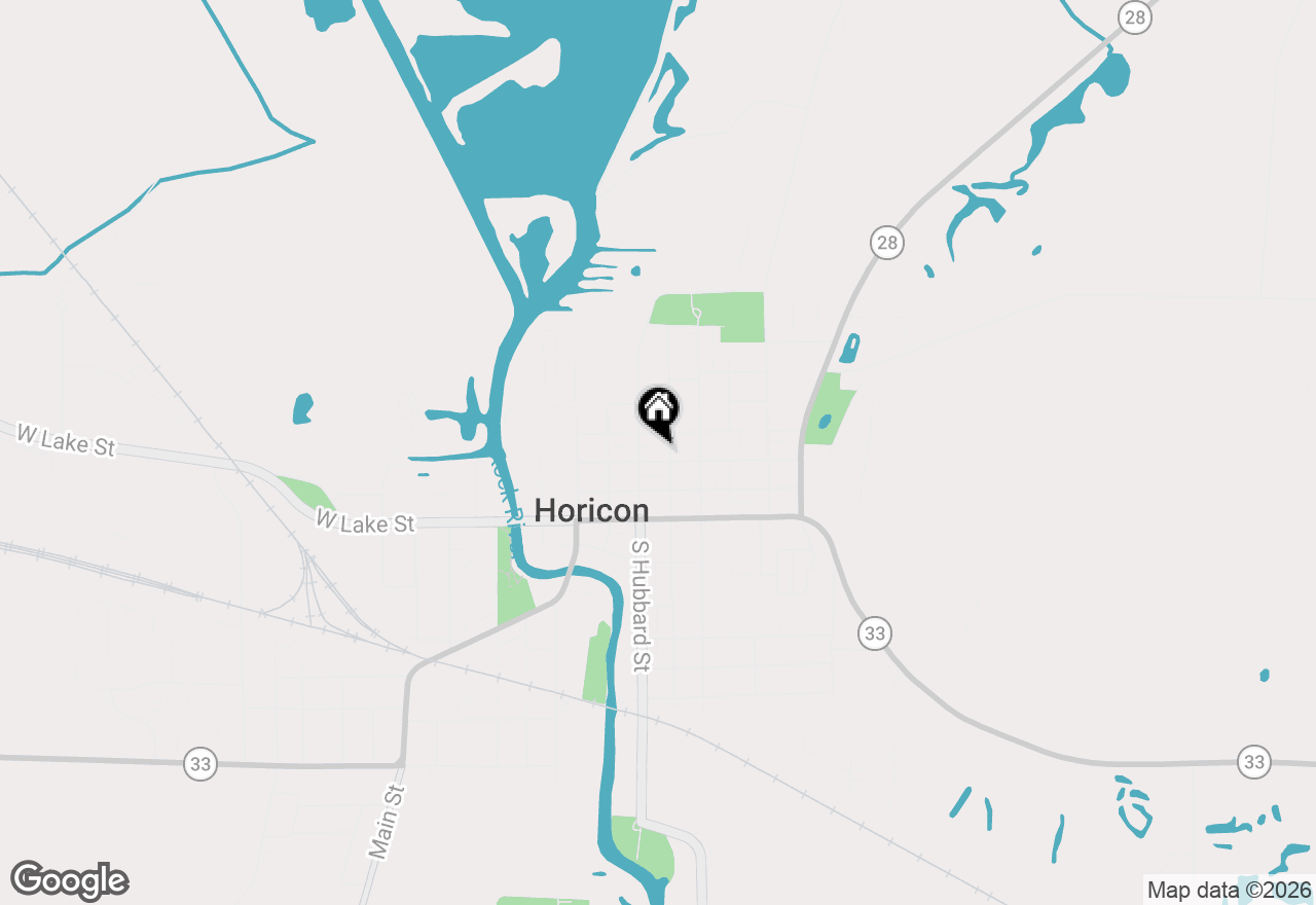 Map of 514 E Maple St, Horicon, WI 53032