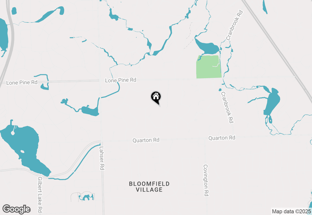 Map of 591 Rudgate Road, Bloomfield Hills, MI 48304