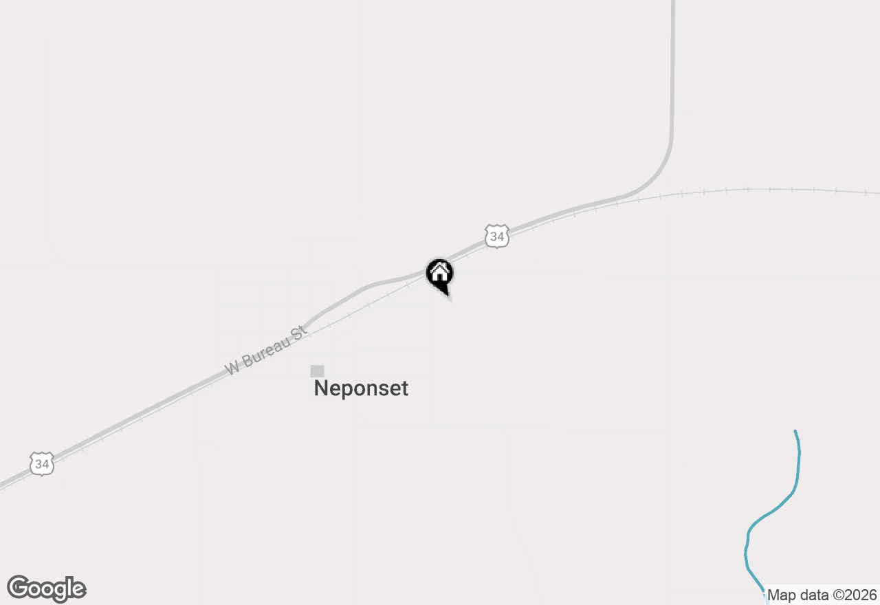 Map of 216 N Harlan Street, Neponset, IL 61345