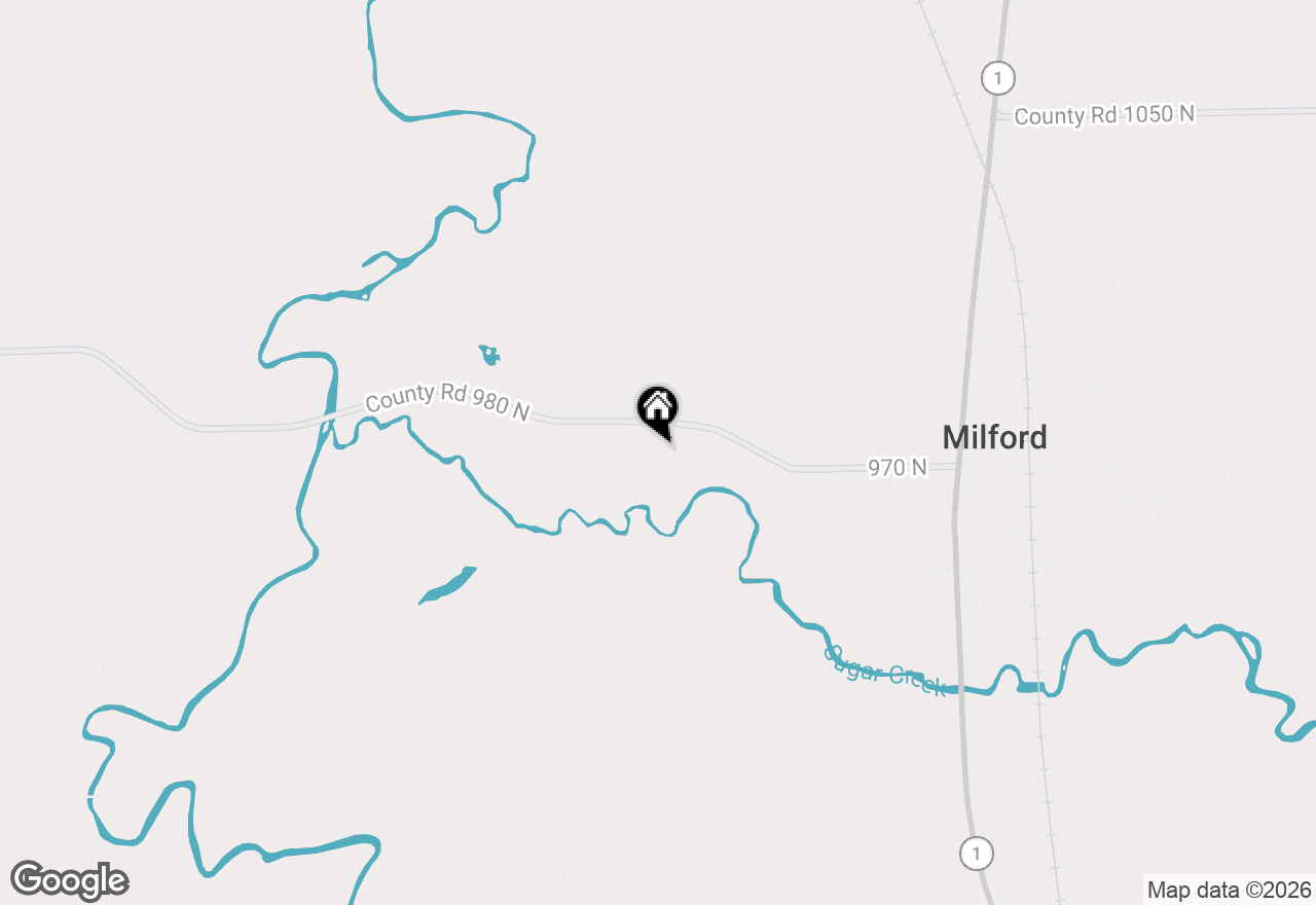 Map of 974 N Martha Court, Milford, IL 60953