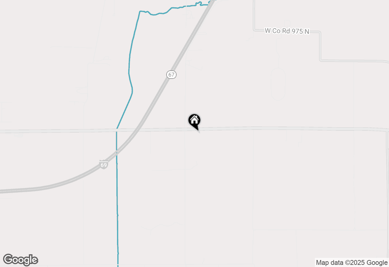 Map of 4573 E State Road 236, Middletown, IN 47356