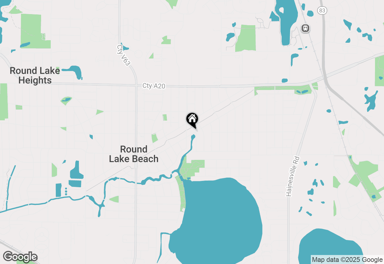 Map of 14 E Clarendon Drive, Round Lake Beach, IL 60073