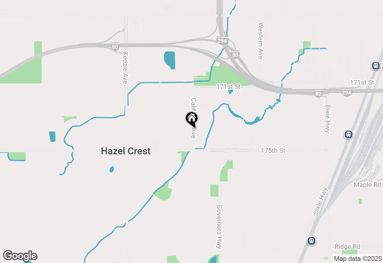 Map of 2800 174th Street, Hazel Crest, IL 60429