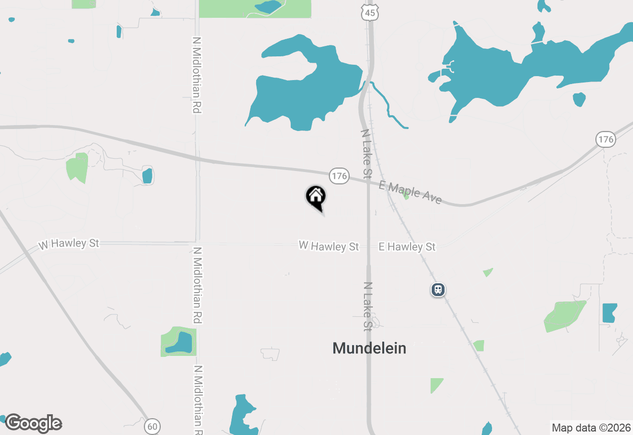 Map of 470 N Prairie Avenue, Mundelein, IL 60060